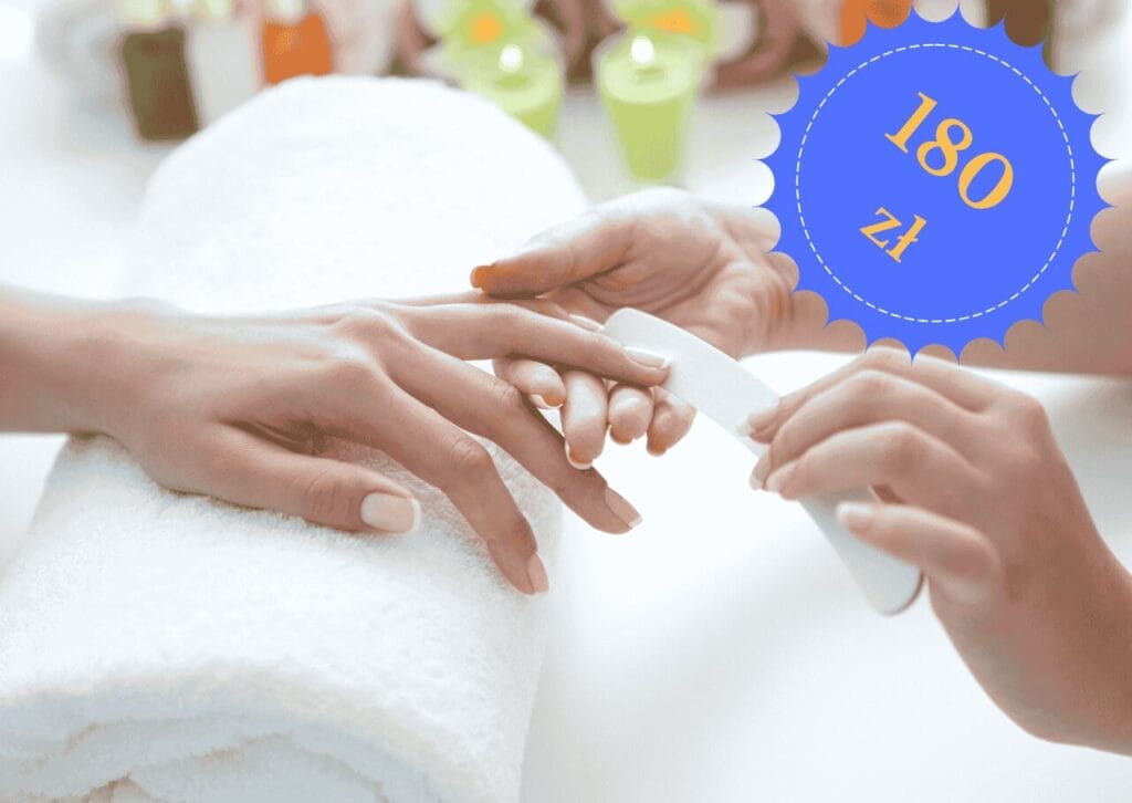 oferta specjalna w MARIS - manicure - widzimy zabieg w trakcie