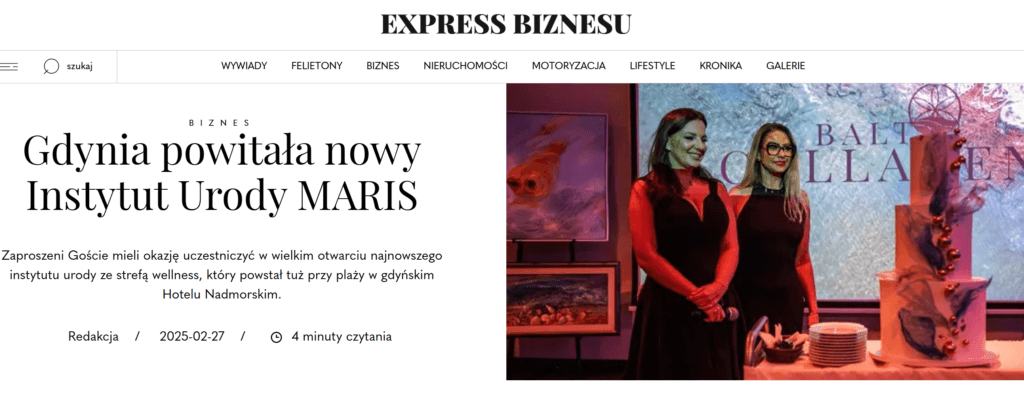 artykuł z expresu businesu - komentarz po oficjalnym otwarciu MARIS