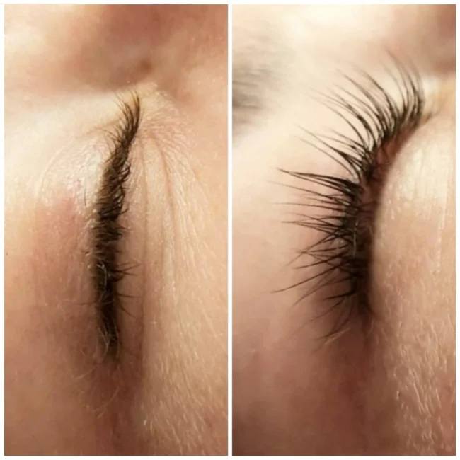 efekt po zabiegu keratynowego liftingu