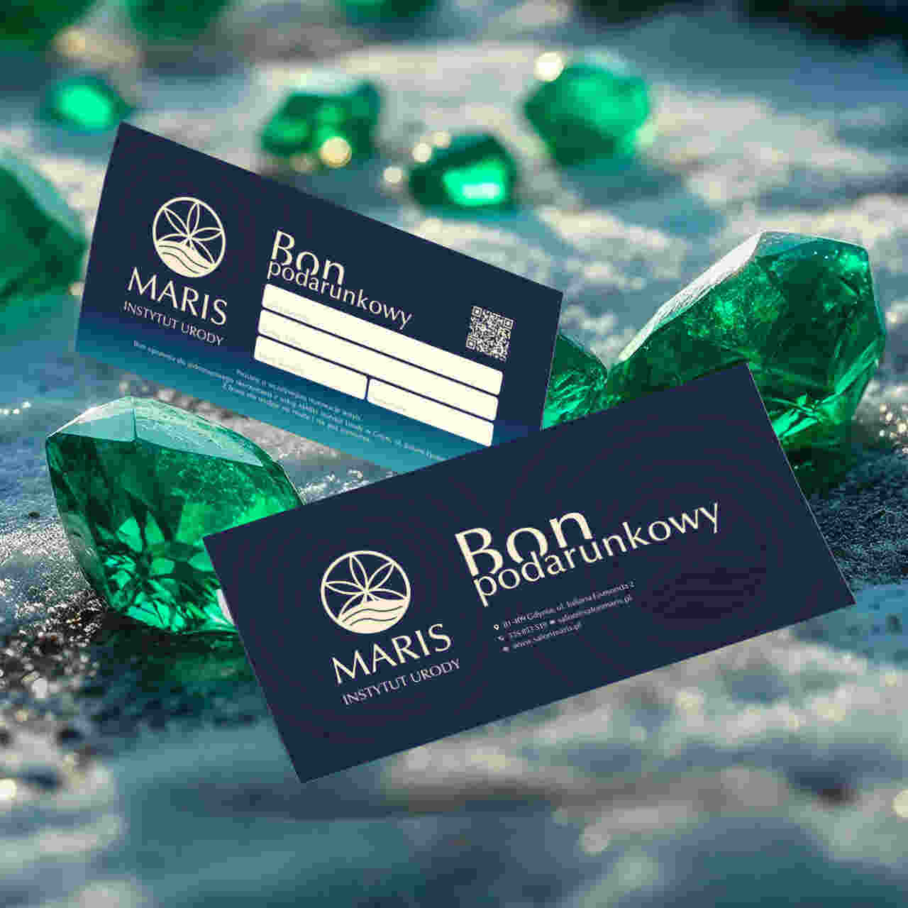 szmaragdowy bon podarunkowy